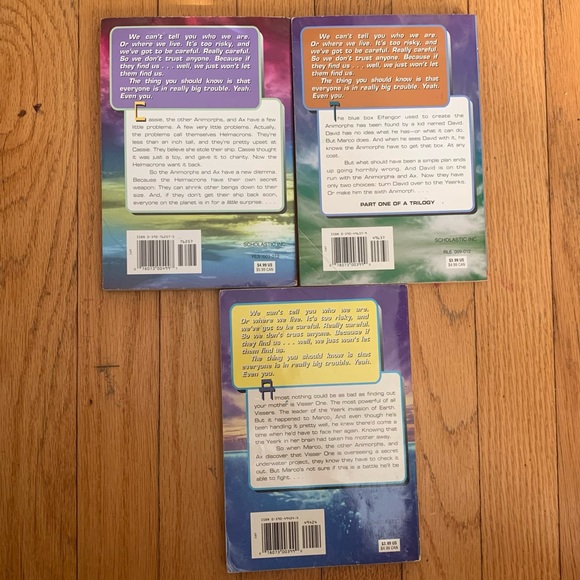 6 animorphs books - Picture 6 of 9